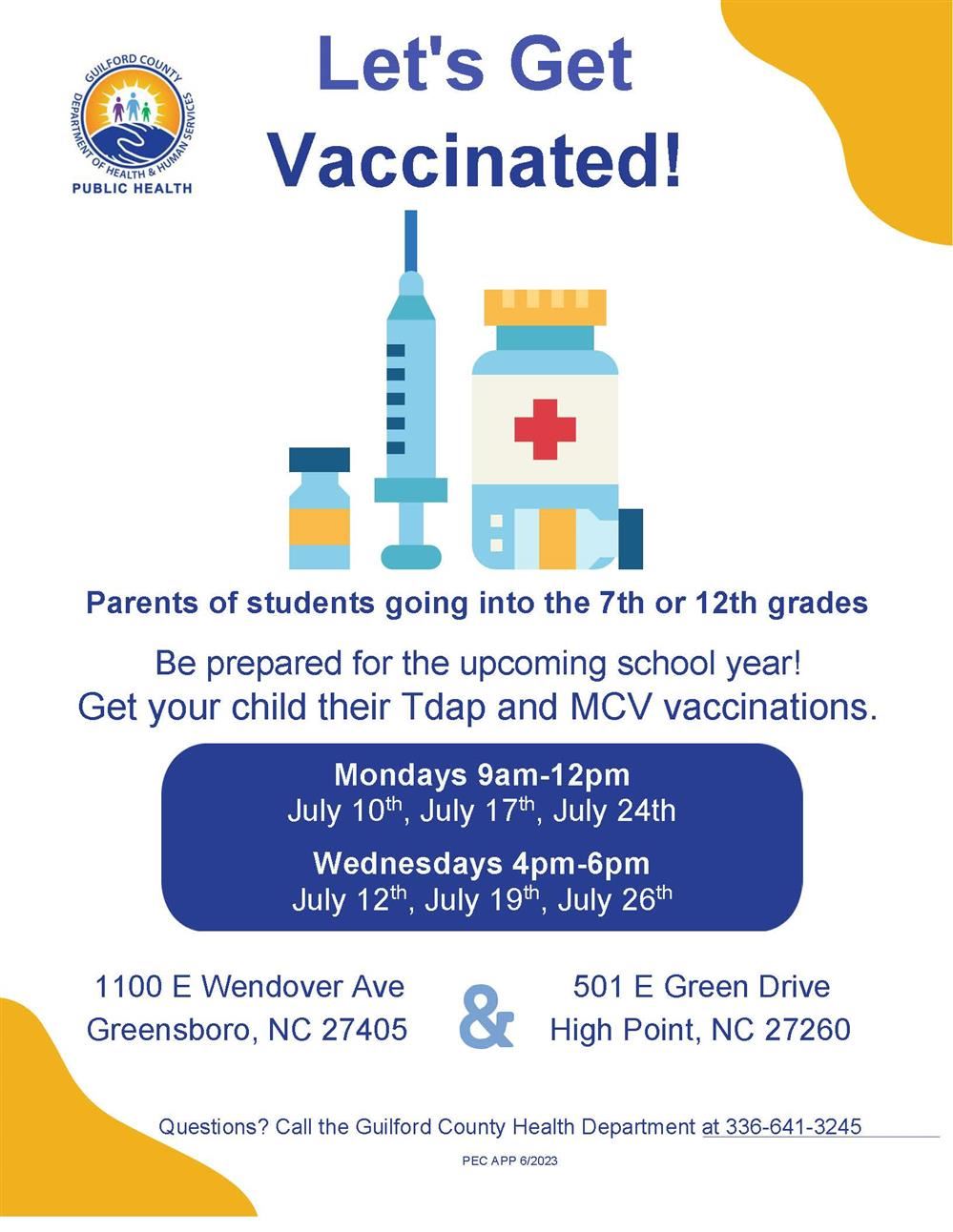  Vaccine Clinic (English)